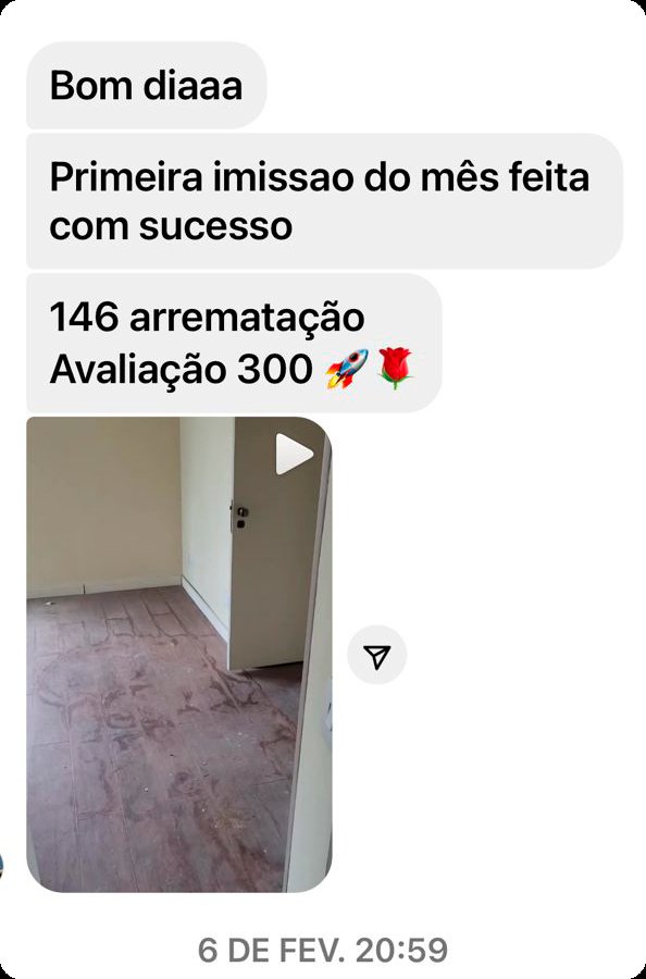 Aluna conta a primeira imissão na posse do mês